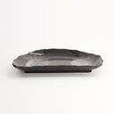 Mino Craft Plate 21x13x3.5cm Black TA-14 6/48