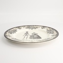 Skull Design Wedding Plate 28x2.3cm 22155 6/6