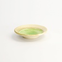Mino Craft Round Plate 9.3x2cm Green 12/144