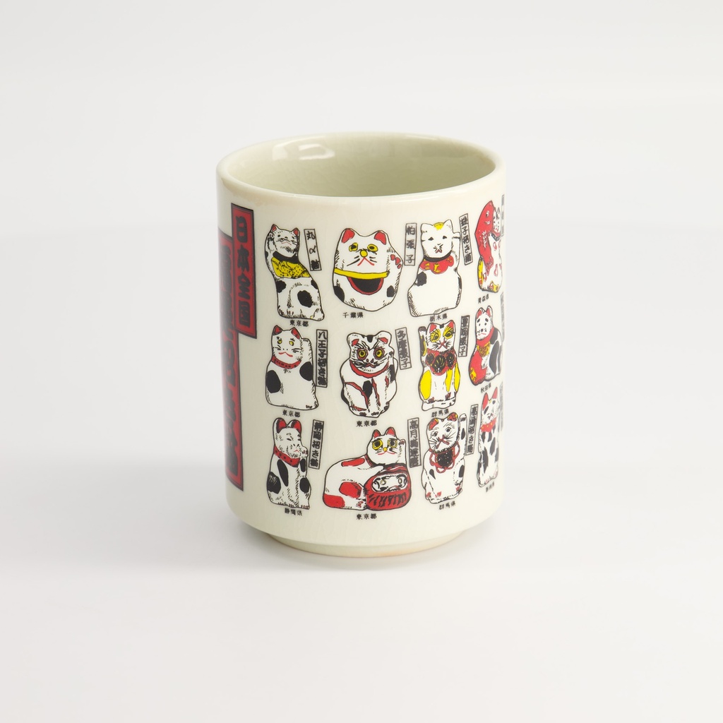 Cup Lucky Cat 7.8x10.5cm KA-50 1/60