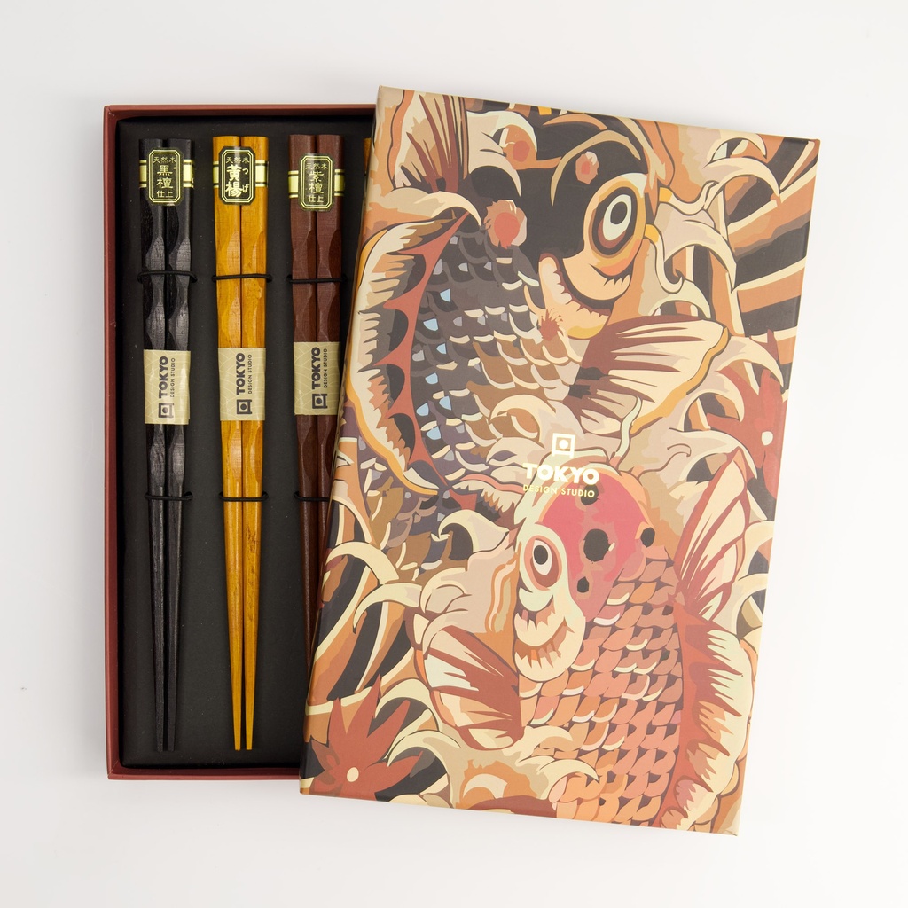 Chopstick Giftset/5 Wood DJ23-0609-22ABCDE 22238 1/50