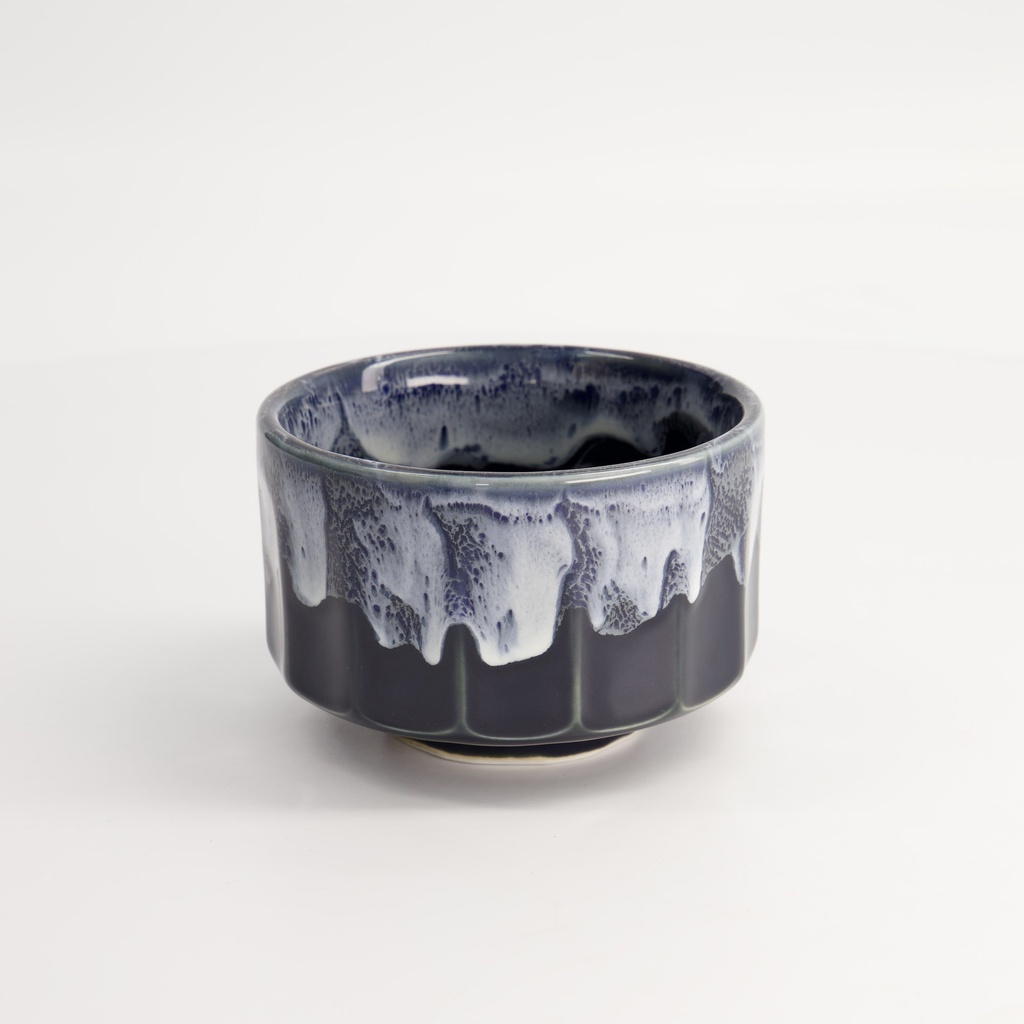 Craft Matcha Bowl 11.5x7.5cm 400ml Green/Blue KA-78 1/40