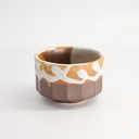 Craft Matcha Bowl 11.5x7.5cm 400ml Light Brown KA-84 1/40