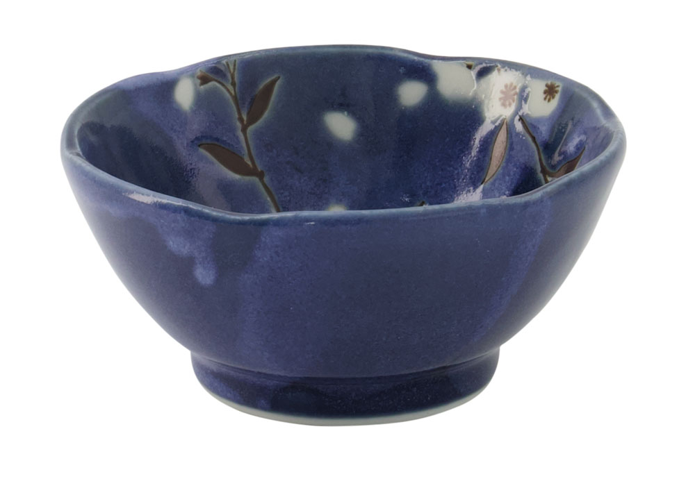 Blue Sakura Sauce Dish 9x4cm 120ml YT-9155 12/144