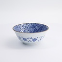 Natsu Shozui Tayo Bowl 15.2x6.7cm Blue/White 22318 6/48