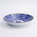 Natsu Shozui Plate 22x4cm Blue/White 22321 6/36