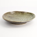 Shinryoku Green Triangle Plate 18.9x3.5cm YW-5013/G 5/40