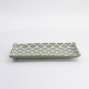 Vert Sauge Mermaid Design Plate 22x13x2cm 6/48