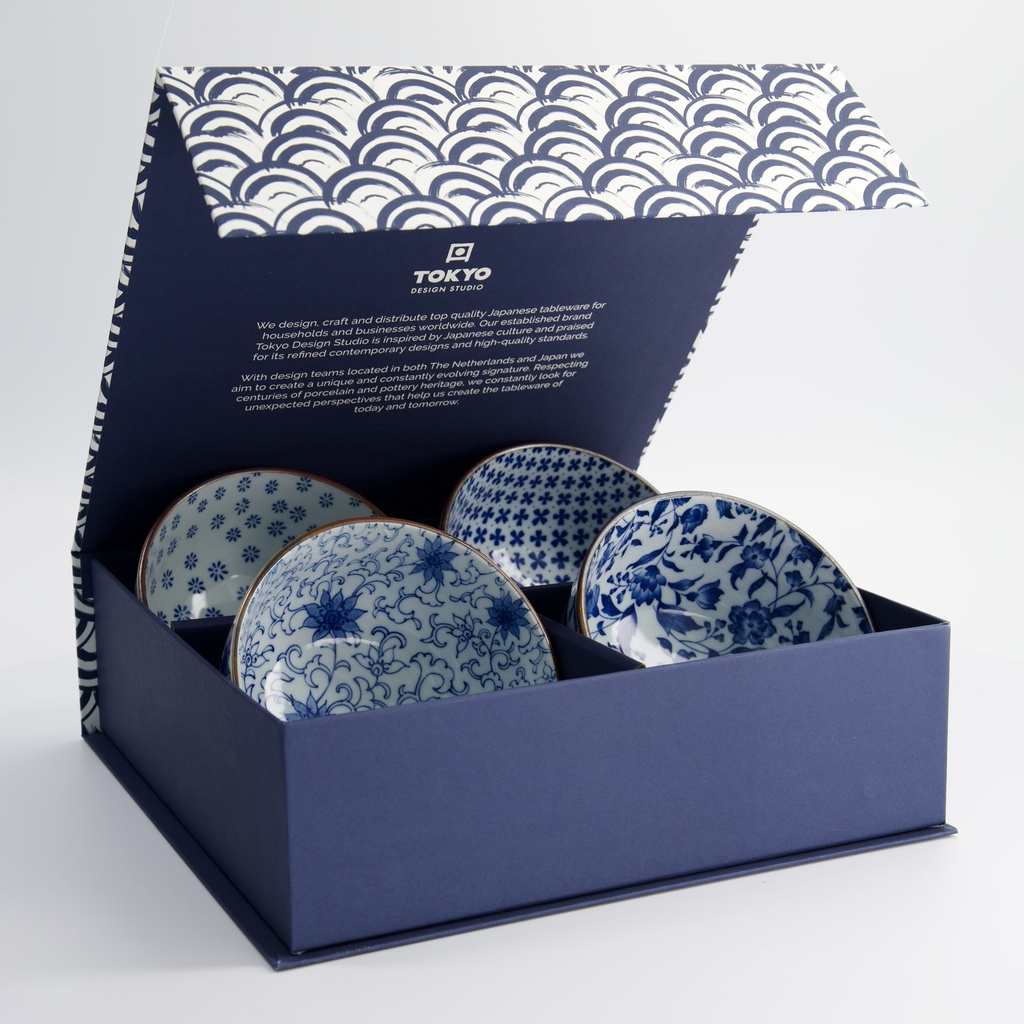 Mixed Bowls 4pcs Bowl Giftset 13.2x7.2cm 500ml 1I 33217 1/6