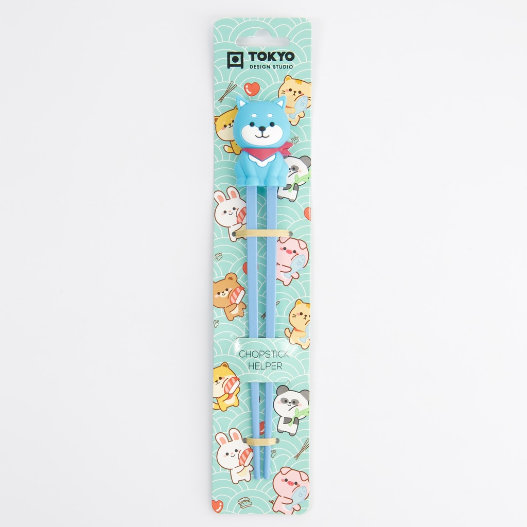 Children Chopsticks Shiba Blue 22cm 33313 6/240