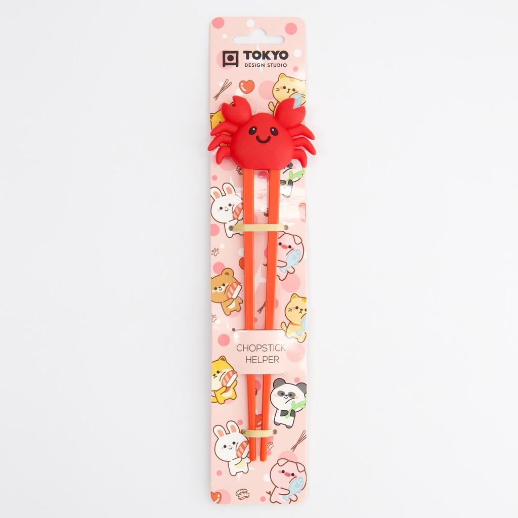 Children Chopsticks Crab Red 22cm 33316 6/240  