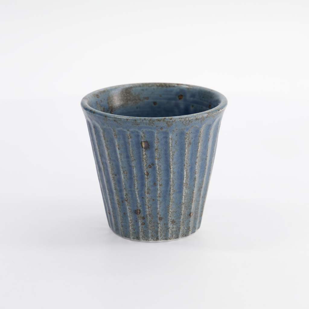 Mino Craft Wabi Konnzesu Cup Blue 9.2x8.6cm 33306 6/72