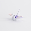 Chopsticks Rest Crane Blue CR-A02 5.7x5x3cm 12/480