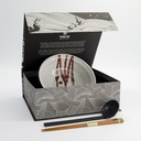 Shirahagi 3pcs Ramen Giftset w/Brown Spoon 19.5x7.2  900ml 4D 33400 1/6 