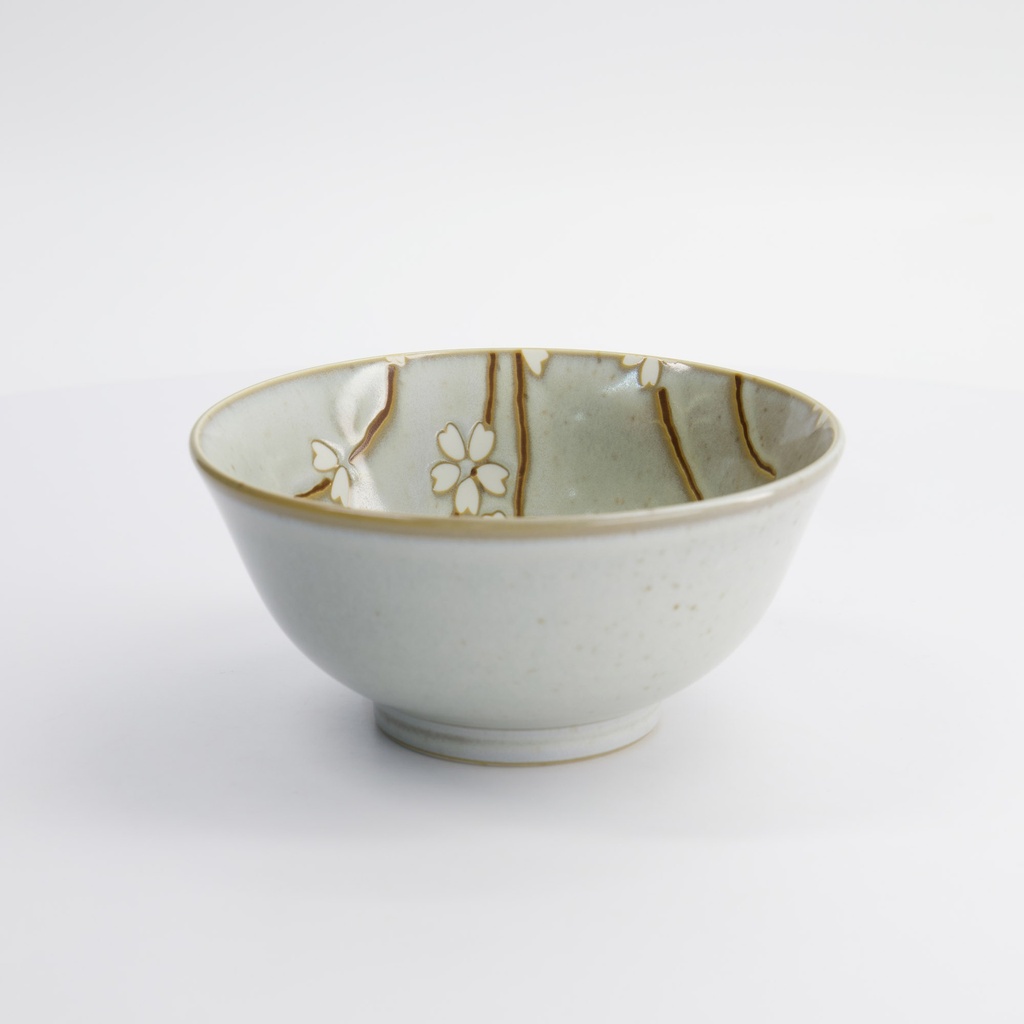 Sakura Bowl 15.3x7.5cm 650ml Grey 33403 6/48