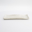 Mino Craft Rectangular Plate 27.2x12cm Oasis White #33528