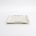 Mino Craft Square Plate 20.3x20.5cm Oasis White #33530