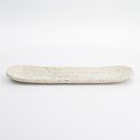 Mino Craft Oval Plate 32.2x10.6cm Oasis White #33531
