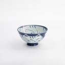 Kawaii Rice Bowl Cat 11.5x6cm 300ml Blue 33592 5/120