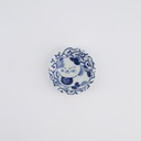 Kawaii Sauce Dish Cat Neko 7.5x3cm BL/WH E 33852 12/240