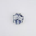 Kawaii Sauce Dish Cat Neko 7.5x3cm BL/WH G 33854 12/240