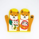 Kawaii Shiba Kitchen Gloves Yellow 875272 2/50 ( 1pcs)