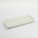 Craft Konahiki Requtangular Plate 29.8x12.4cm White 33965 6/48 