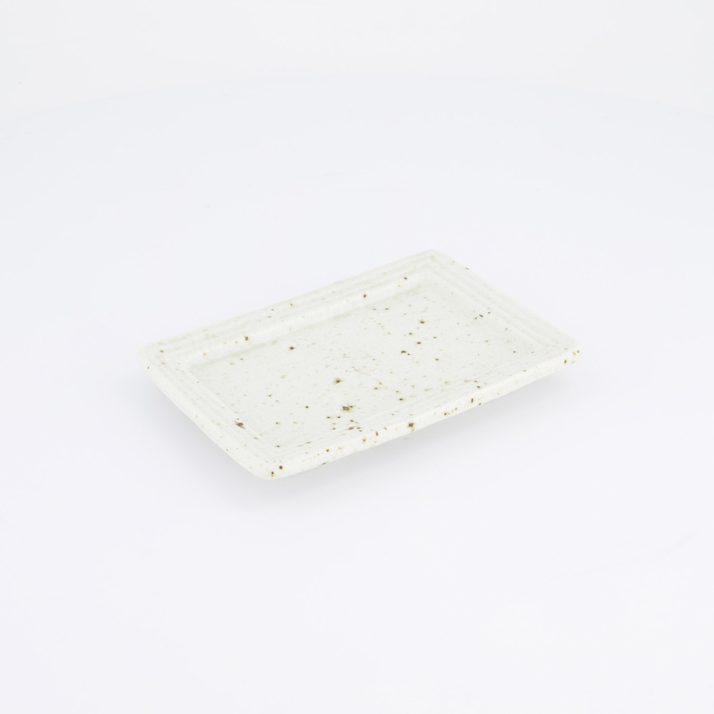 Craft Konahiki Requtangular Plate 16.5x11.7cm White 33966 6/72 