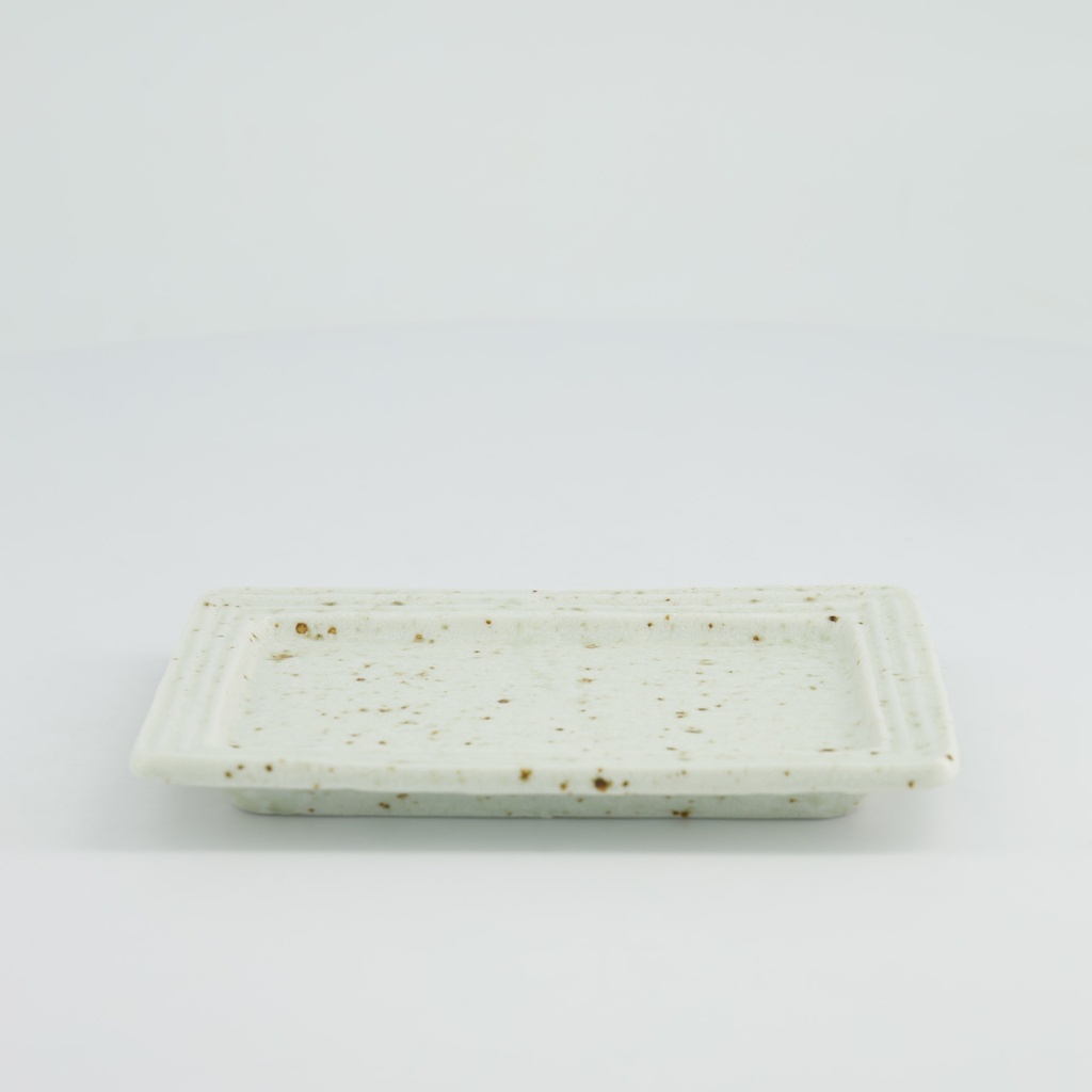 Craft Konahiki Requtangular Plate 16.5x11.7cm White 33966 6/72 