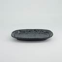 Craft Ginsai Oval Plate 25.8x16.7cm Black 33972 6/48 