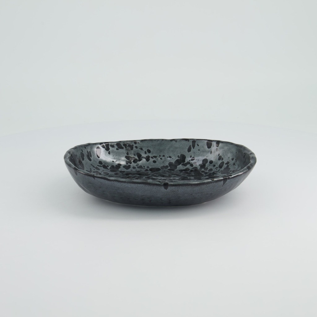 Craft Ginsai Oval Bowl 22.2x17.5cm Black 33973 4/48 