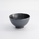 Tetsu Kessho Matte Bowl Rice 11x6.5cm 300ml Black G5935/TK 6/108