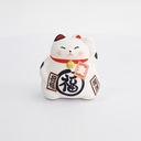 Lucky Cat 9cm Wh.  KT6/C 1/96