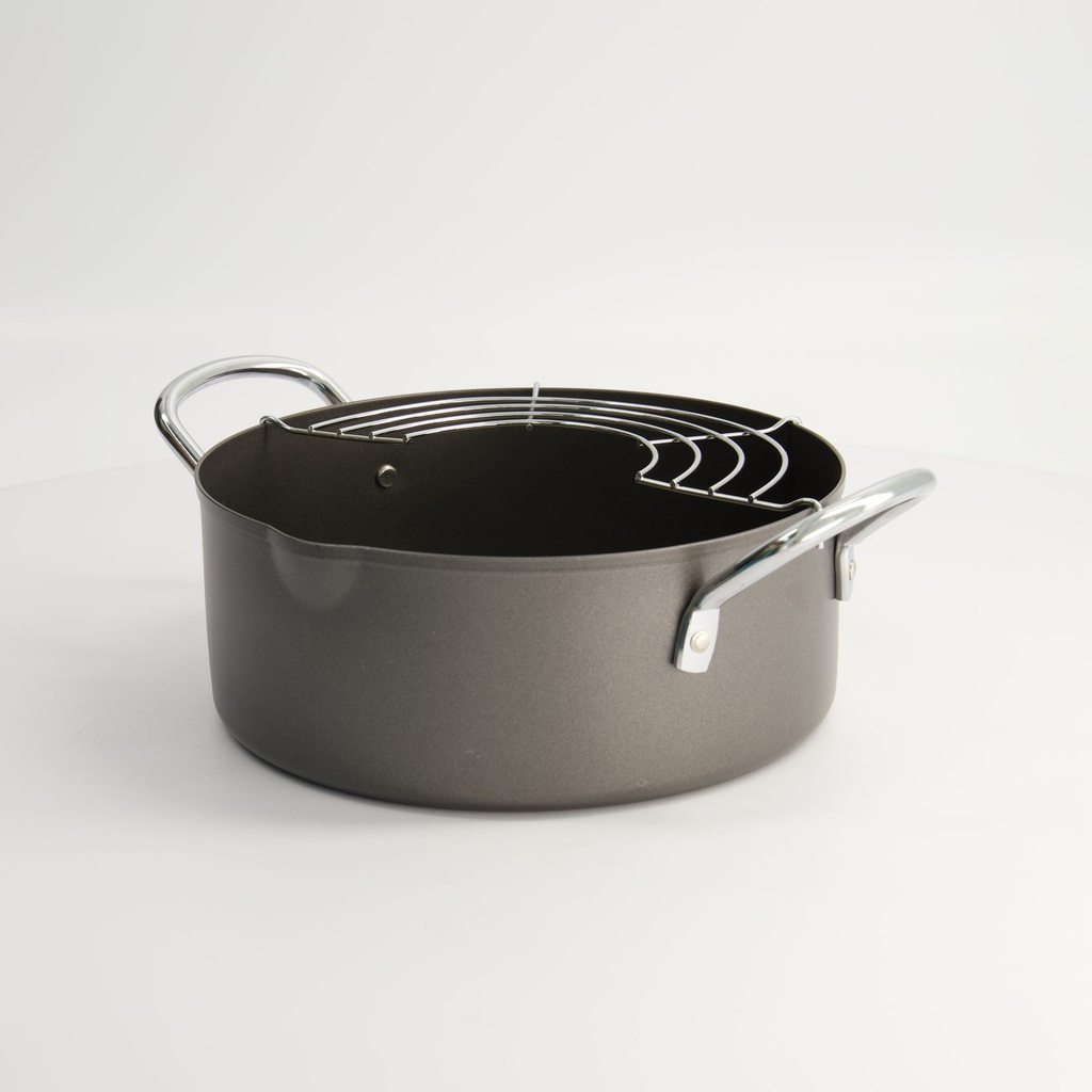 Kitchen Iron Frying Pan 20.5x20.5x8cm 10751 1/20