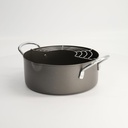 Kitchen Iron Frying Pan 20.5x20.5x8cm 10751 1/20