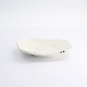 Mino Craft Rectangular Plate 21x17cm White 6/48