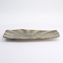 Mino Craft Rectangular Plate 32.4x16cm Brown/Black 3/24