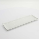 Mino Craft Rectangular Plate 33.2x10.5cm White 5/40