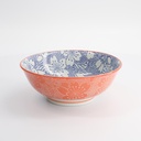 Mixed Bowls Ramen Sakura 19.7x7cm 1000ml Blue/Red HB-7102/A 4/32