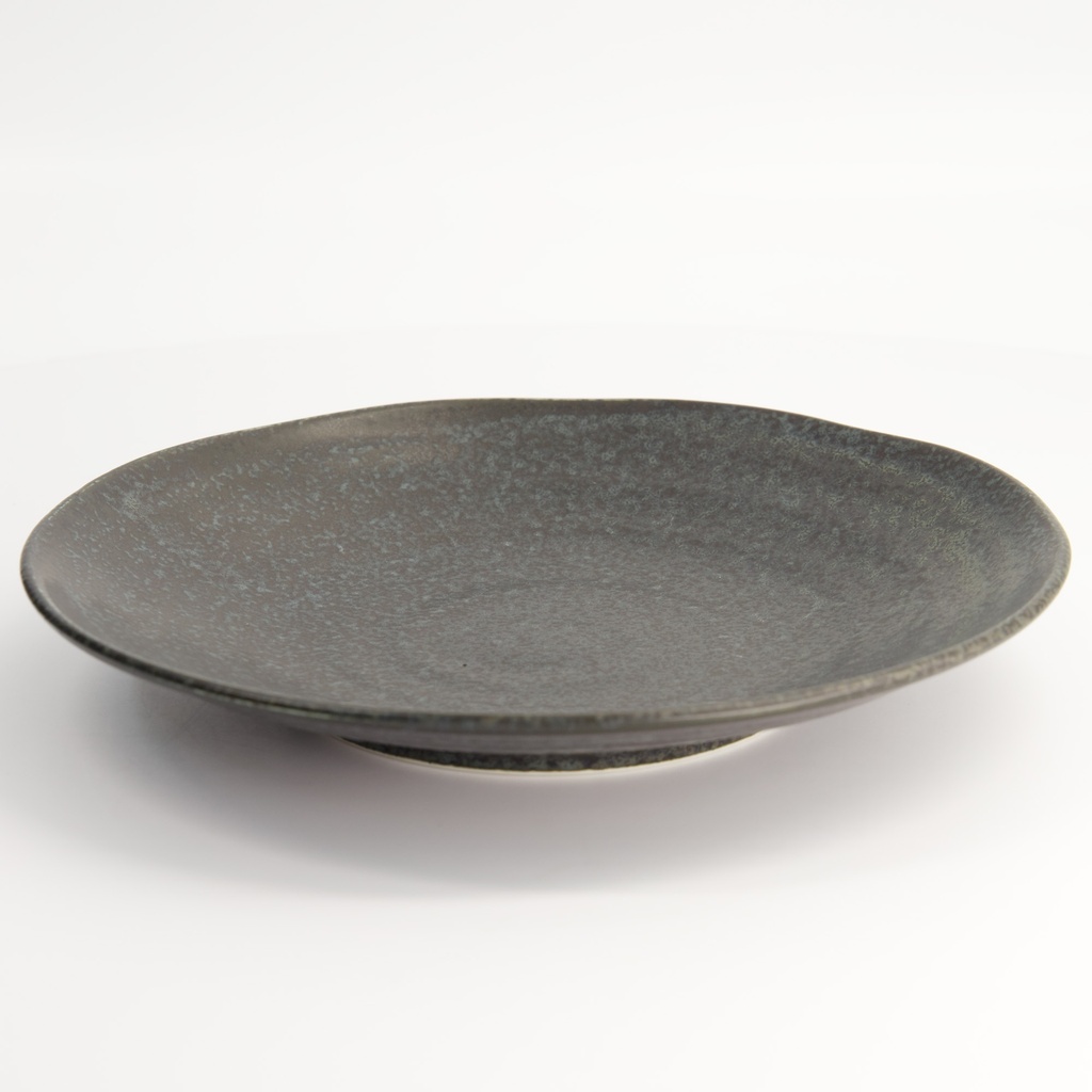 Onyx Noir Plate 25.4x4cm YW-7216/BK 3/36