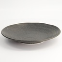 Onyx Noir Plate 25.4x4cm YW-7216/BK 3/36