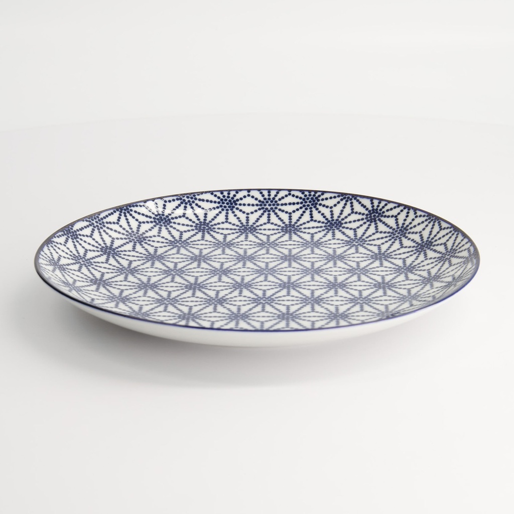 Nippon Blue Plate 20.6x2.2cm Star TN-05/F 3/48