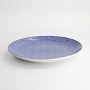 Nippon Blue Plate 25.7x3cm Dots TN-06/B 3/24