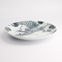 Dragon Plate 25.3cm Black YW-7804/B 3/36
