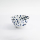 Kawaii Lucky Cat Neko Bowl 12.7x6.6cm 300ml Blue HB-7710/B 6/48