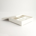 Lacquerware Bento Box 25.5x25.5cm White  WZ95/WH 1/20