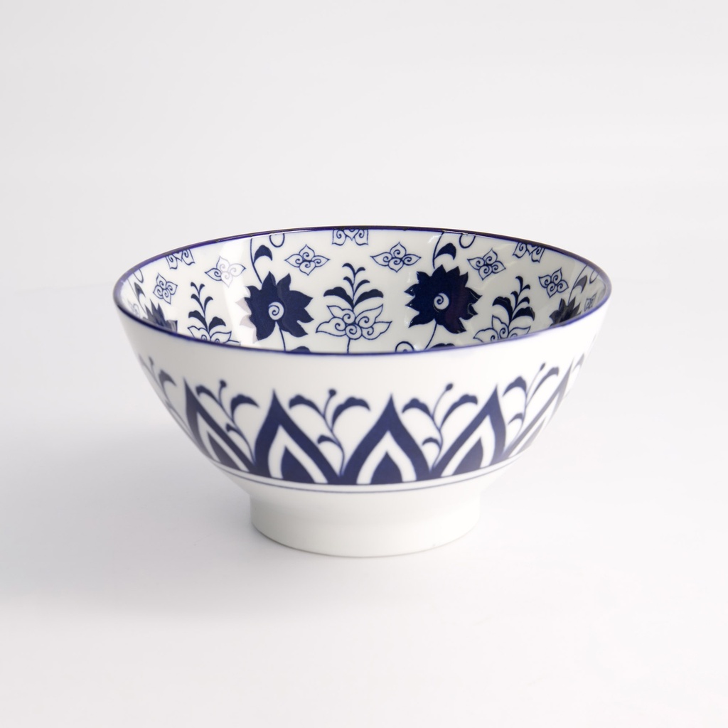 Tokyo Blue Botan Mixed Bowls Ramen 18x9cm 1000ml HB-9922/A 17748 4/32