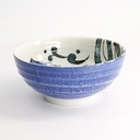 Seafood Ramen Bowl 18.5x8.2cm 1200ml Snapper Blue HB-9930/TB 17792 3/24