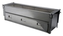 Konro Grill Stainless Steel w/Net & Iron Bar 85x24.5x25.5cm SYA-L Made in Japan