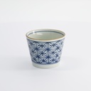Cup Straight Blue and White Japan Kosome 8.3x6.5cm 180ml YW-9984/A 17837 12/144
